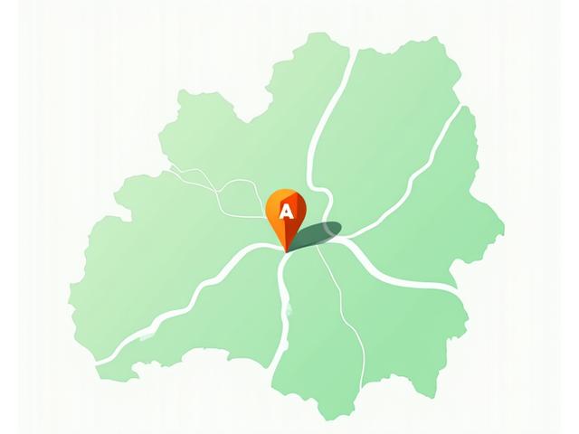 Mapa lokalizacji biura Zielony Horyzont w centrum Krakowa, z zaznaczonym budynkiem i pobliskimi ulicami.
